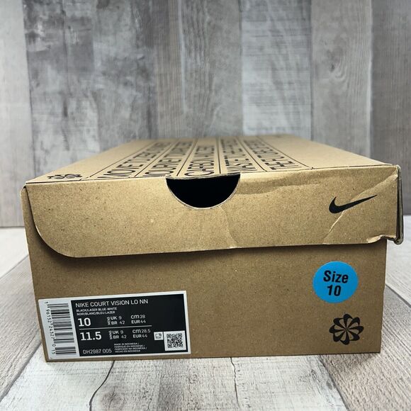 Nike Court Vision Low Next Nature Men's Sneaker Shoes Black Size 10 DH2987-005 - Picture 16 of 16